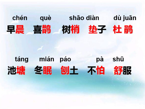 21动物过冬生字PPT课件
