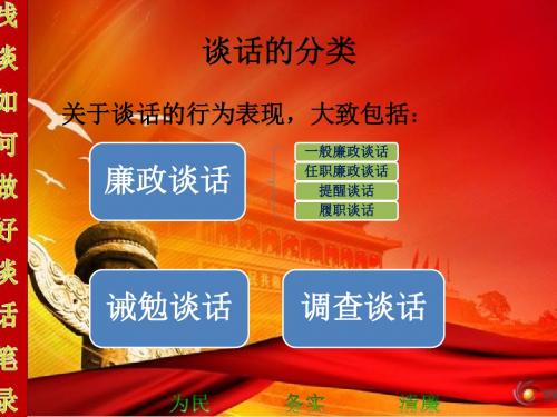 如何做好谈话笔录