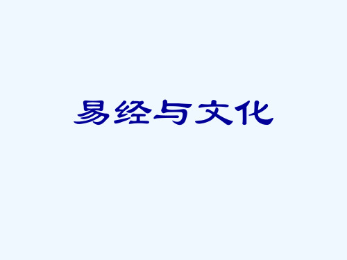 (精选)易经与文化
