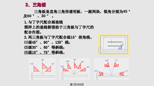 常用绘图工具仪器及用品的使用方PPT课件