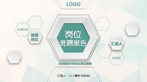 水利局审计科科长岗位竞聘简历模板【大气漂亮】