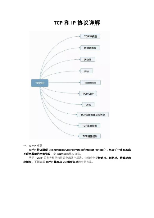 TCP和IP协议详解