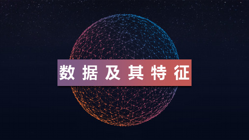 数据及其特征