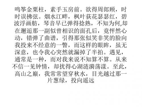 只缘感君一回顾.ppt