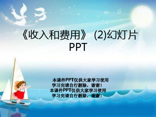 《收入和费用》 (2)幻灯片PPT