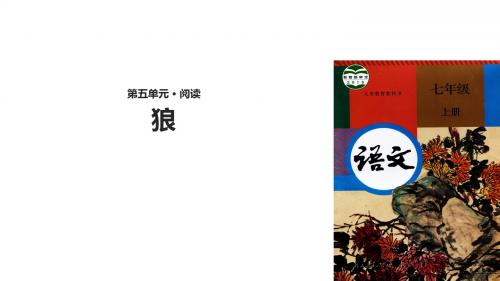 (新)部编人教版七年级语文上册第18课《狼》精美课件