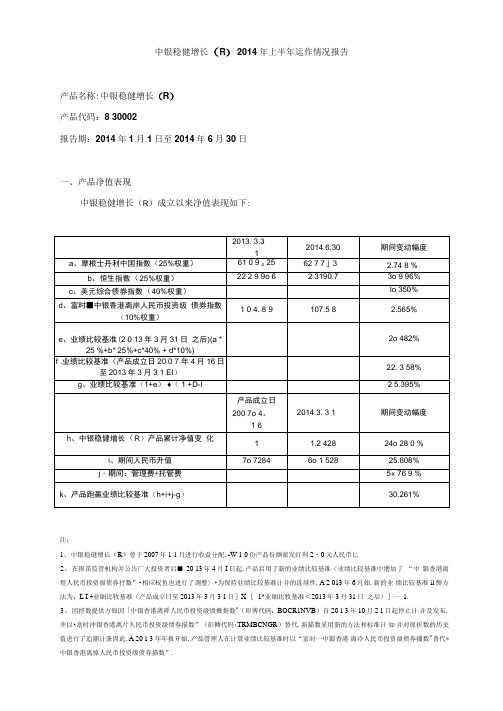中银稳健增长R上半年运作情况报告001.doc