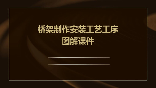 桥架制作安装工艺工序图解课件