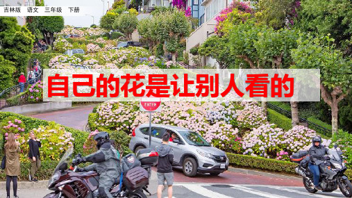 三年级下册《自己的花是让别人看的》长春版