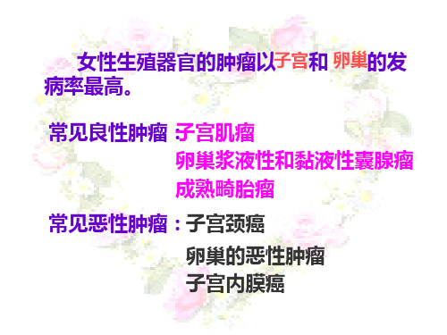 女性生殖系统肿瘤病人的护理-PPT课件