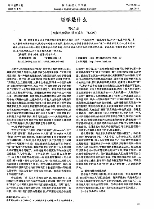 哲学是什么