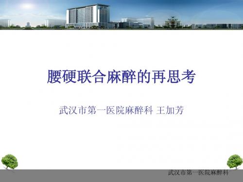 腰硬联合麻醉的再思考-王加芳