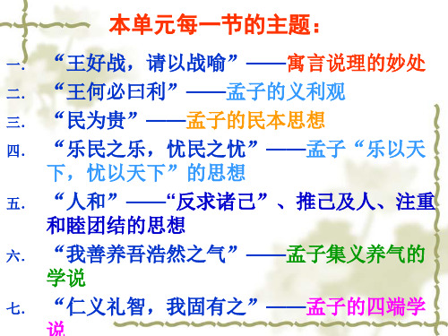 王好战  请以战喻 优秀课件