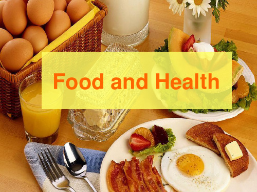 小学英语food and health