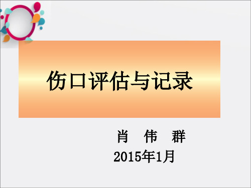 《伤口评估与记录》PPT课件