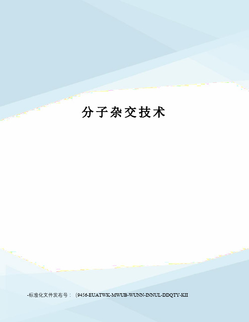 分子杂交技术
