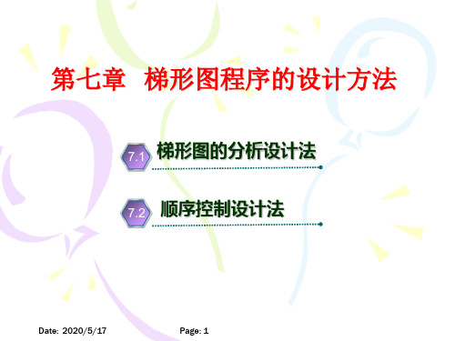 梯形图程序的设计方法s7-200