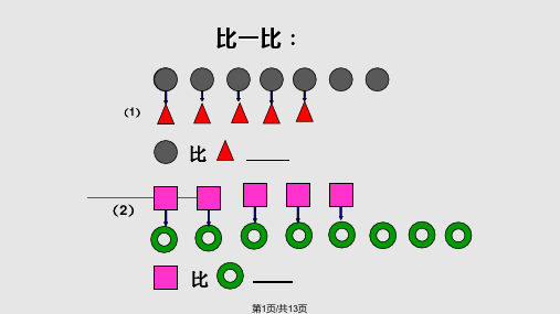 一年级数学比多比少