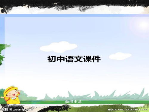 北师大版八下语文我的“自白”书 课件 (2)