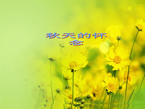 2 秋天的怀念  2PPT课件