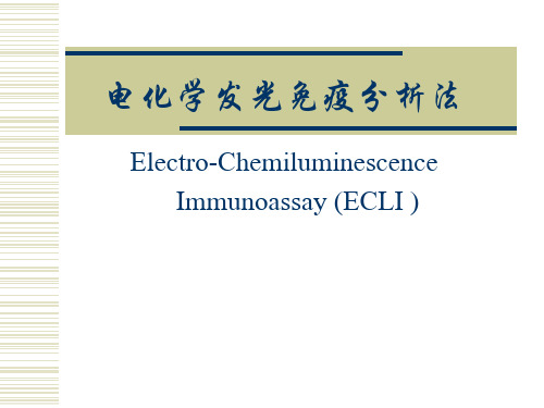 电化学发光免疫分析法-精品文档