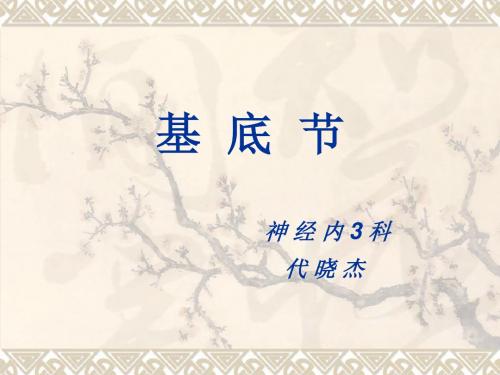 基底节