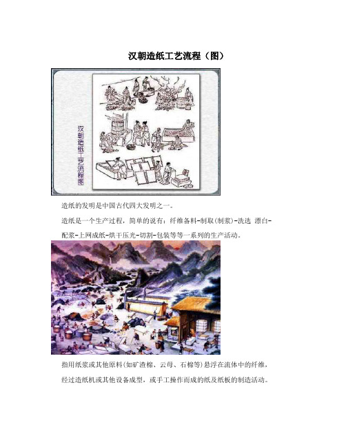 汉朝造纸工艺流程(图)