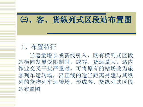 客、货纵列式