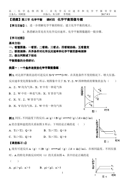 化学平衡图像学案