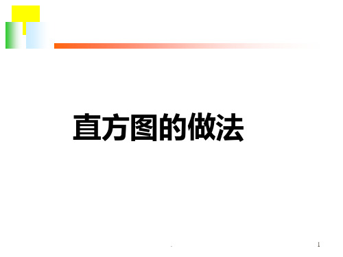 直方图知识PPT课件