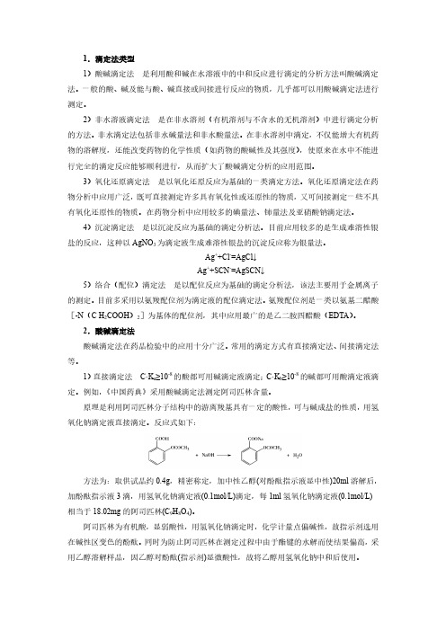 6.2酸碱滴定法与非水滴定法