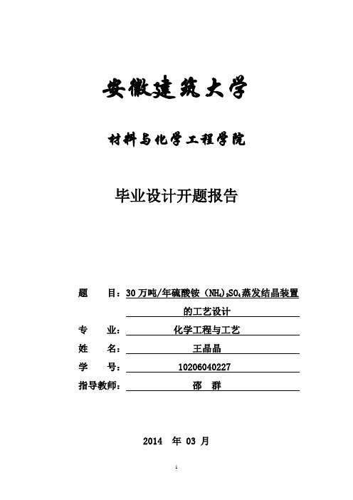 开题报告