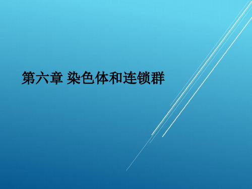 【吉林大学 遗传学课件】第六章 染色体和连锁群