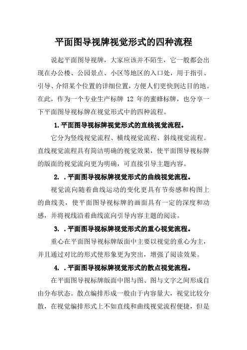 (完整版)平面图导视牌视觉形式的四种流程
