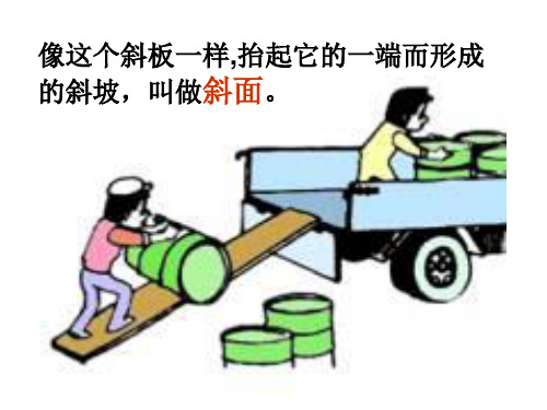 六年级科学斜面ppt课件