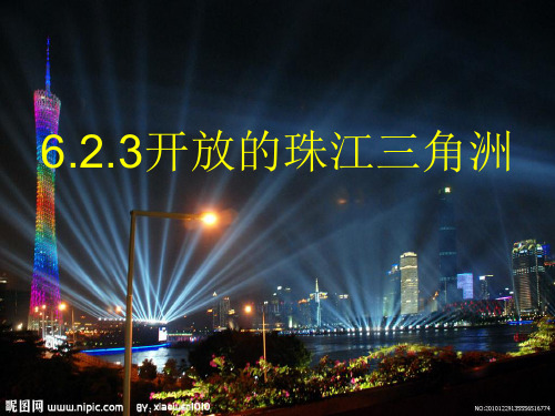 6.2.3开放的珠江三角洲