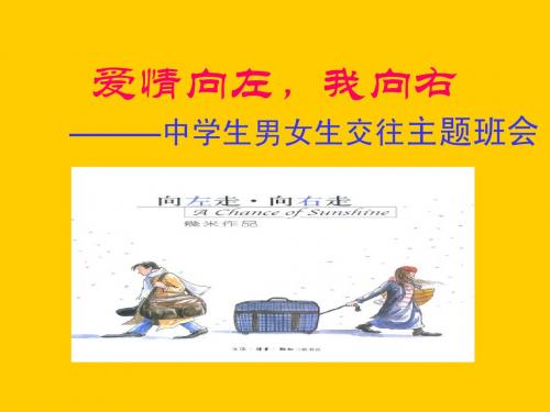 预防早恋主题班会