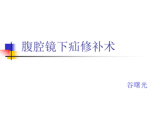 腹腔镜疝修补术详解
