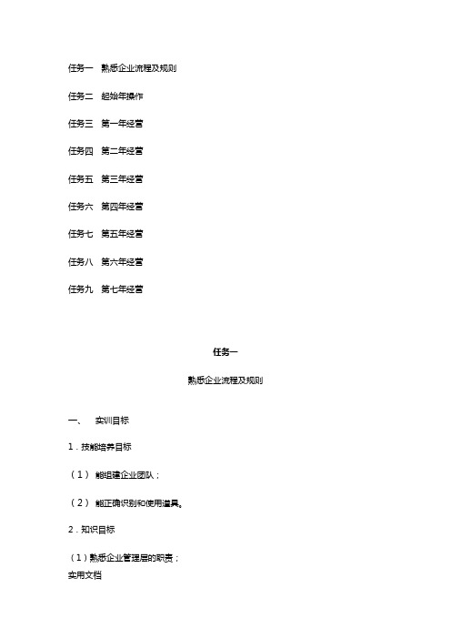 《企业经营实战演练》word版