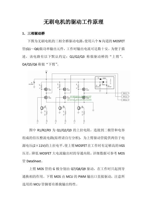 无刷电机控制原理图