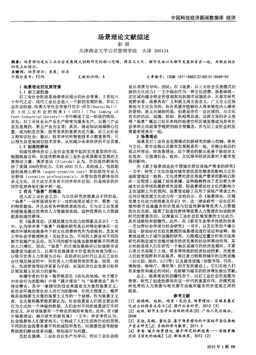 场景理论文献综述