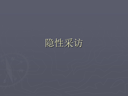 1隐性采访