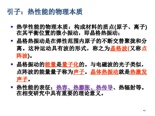 第二讲 热性能