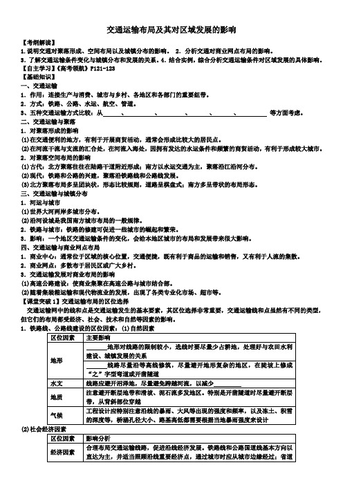 交通运输布局及其对区域发展的影响.doc
