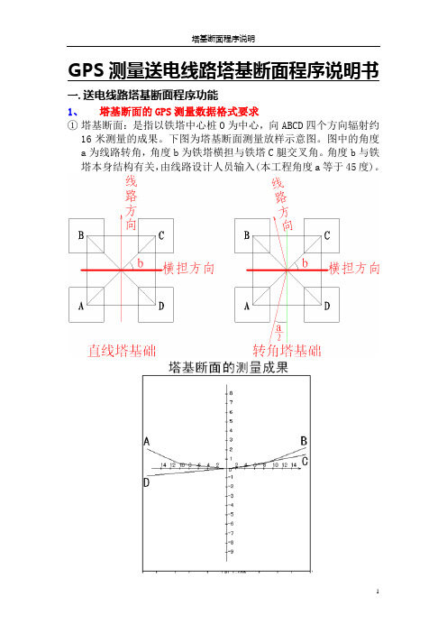 GPS测量塔基断面程序说明书2