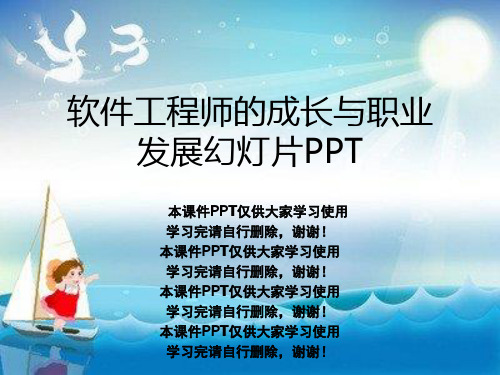 软件工程师的成长与职业发展幻灯片PPT