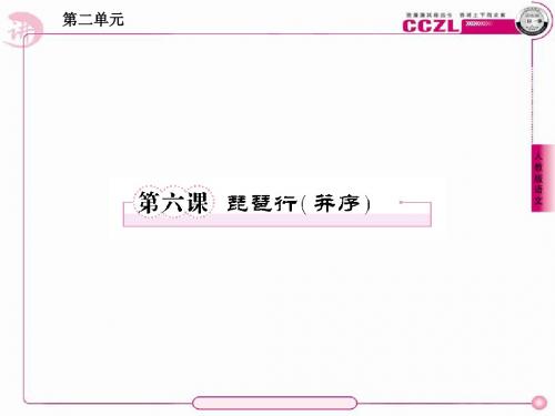 6琵琶行(并序)