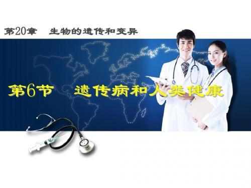 20.6 遗传病和人类健康