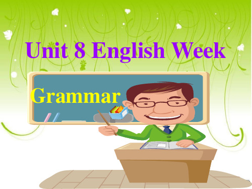 深圳牛津版英语八年级上册课件U8 Grammar