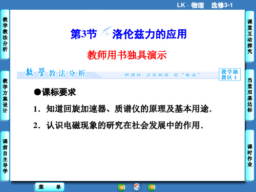 《洛伦兹力的应用》课件3